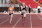 Girls under-15s 100 metres, North Eastern Track and Field Champs, Gateshead Stadium. Photo: David T. Hewitson/Sports for All Pics